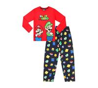 Super Mario Pigiama da Ragazzo Nintendo e Luigi, Rosso, 7-8 Years