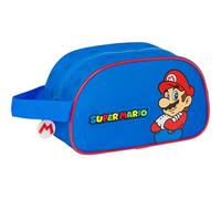 Super Mario Play - Borsa per scuola per bambini media con manico, borsa per bambini, adattabile al carrello, facile da pulire, comoda e versatile, qualità e resistenza, 26 x 12 x 15 cm, colore: