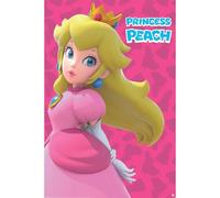Nintendo Principessa Pesca Poster King Misura 61x91.5 CM 61x91.4cm Gioco Rosa