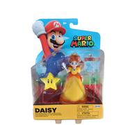 Super Mario Principessa Daisy Con Super Star Action Figure Jakks Pacific Nuovo