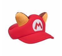 Super Mario Procione Cosplay Cappello Con Orecchie, Rosso, Taglia Unica