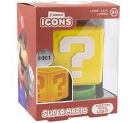 Super Mario Question Block Icons Desktop Light Lamp Lampada PALADONE PRODUCTS