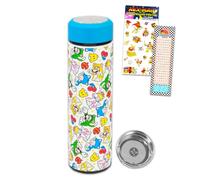 Super Mario Set di borracce per bambini - Bundle con borraccia termica Super Mario per ragazzi, ragazze più adesivi libro attività e altro ancora | Mario Drinking Cup