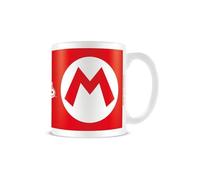 Super Mario - Tazza MARIO INITIAL (taglia unica) (Rosso/Bianco)