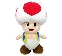 Super Mario- Toad Mario Peluche con Licenza Ufficiale Sanei, Multicolore, AC04