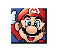 Super Mario WDC95441 - Stampa su tela, in cotone, multicolore, 3,20 x 40,00 x 40,00 cm