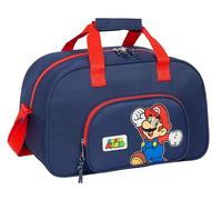 Super Mario World - Borsa sportiva, zaino ideale per bambini di diverse età, comoda e versatile, qualità e resistenza, 40 x 23 x 24 cm, colore blu marino, Blu navy, Estándar, Casual