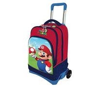 Super Mario Zaino Trolley Scuola Rosso 200340