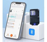 Super micro registratore audio spia Bluetooth professionale con autonomia 1 giorno di batteria e microfono alta qualità Mems pro gestione tramite cellulare (M1)