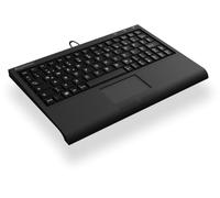 Super-Mini Keyboard, Smart-Touchpad, USB, schwarz, Italienisch (ACK-3410 (IT))