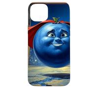 Super Mirtillo Superhero Fruit Custodia per iPhone 15 Plus