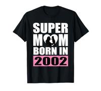 Super Mom Born in 2002 Compleanno della Mamma 2002 Compleanno 2002 Maglietta