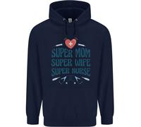 Super Mom Moglie Infermiera Regalo Per La Festa Della Mamma Uomo Felpa