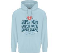 Super Mom Moglie Infermiera Regalo Per La Festa Della Mamma Uomo Felpa