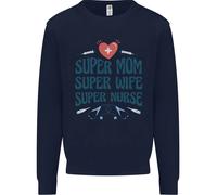 Super Mom Moglie Infermiera Regalo Per La Festa Della Mamma Uomo Felpa Maglione
