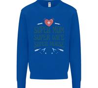 Super Mom Moglie Infermiera Regalo Per La Festa Della Mamma Uomo Felpa Maglione