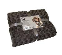 Super Morbido Plaid di Pile con Stampa Zampa, Nobby