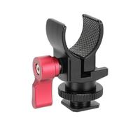 Super morsetto in metallo con adattatore per montaggio a scarpa per microfono Cold Shoe Mount Fotografia Studio e Outdoor Essential lega di alluminio accessorio per fotocamera