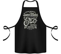 Super Motore Caffè per Moto Motociclista Cotone Grembiule 100% Biologico