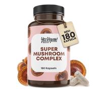 Super Mushroom Complesso di Funghi Vitali (140 capsule) con B2 B5 B6 e