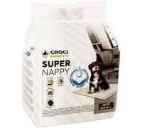 Croci Super Nappy - Tappetini Igienici per Cani 60x40 cm 50 pz - Traverse Cani e
