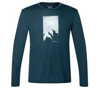 super.natural - 2 Pitch L/S - Maglia a manica lunga XXL blu