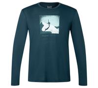 super.natural - Almost Done L/S - Maglia a manica lunga L blu
