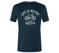 super.natural - Better Bike Tee - Maglia merino 52 - L blu