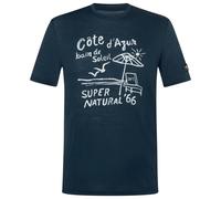 super.natural - Cote D'Azur Tee - Maglia merino XXL blu