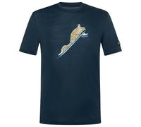 Super.natural Duck Dive Regular Fit Short Sleeve T-shirt Blu S Uomo