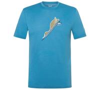 super.natural - Duck Dive Tee - Maglia merino XXL blu