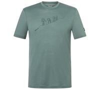 super.natural - Hiking Tee Exclusive - Maglia merino M turchese
