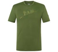 super.natural - Hiking Tee - Maglia merino 54 - XL olivia