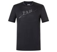 super.natural - Hiking Tee - Maglia merino 56 - XXL nero