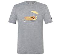 super.natural - Hot Dog Tee - Maglia merino M grigio