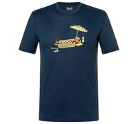 super.natural - Hot Dog Tee - Maglia merino XXL blu
