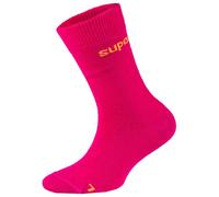 super.natural - Kid's All Day Socks 2-Pack - Calze merino EU 27-30 fuchsia