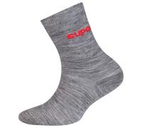 super.natural - Kid's All Day Socks 2-Pack - Calze merino EU 31-34 grigio