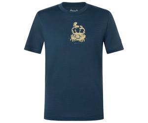 super.natural - Kid's Crab Tee - Maglia merino 128 blu/ various
