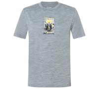 super.natural - Kid's Crazy Mouse Tee - Maglia merino 104 grigio/ various