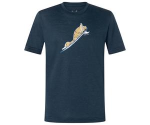 super.natural - Kid's Duck Dive Tee - Maglia merino 116 blu/ various