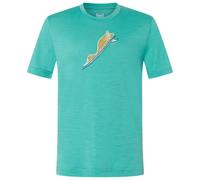 super.natural - Kid's Duck Dive Tee - Maglia merino 140 verde/ various