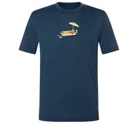 super.natural - Kid's Hot Dog Tee - Maglia merino 110 blu/ various