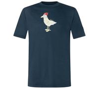 super.natural - Kid's Johnny Tee - Maglia merino 164 blu/ various