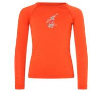 super.natural - Kid's Ski Bunny175 L/S - Intimo lana merinos 140 rosso