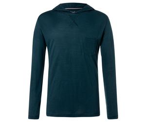 super.natural - Light Hoodie - Felpa di merino con cappuccio 46 - S blu