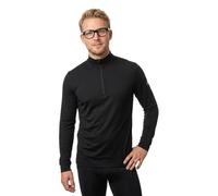 Super.natural Tundra175 Half Zip Long Sleeve T-shirt Nero 3XL Uomo
