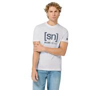 Super.natural Maglietta A Maniche Corte Denim Logo Bio Regular Fit