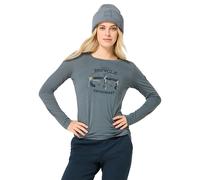 super.natural - Women's Bike Enthusiast L/S - Maglia a manica lunga merino L grigio