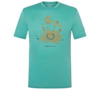 super.natural - Mr Crab Tee - Maglia merino XXL turchese